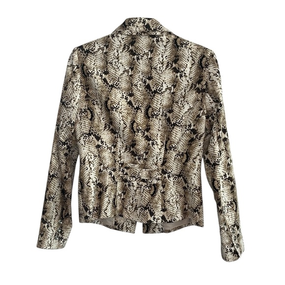 WHBM Python Print Classic Blazer Size 6 - Picture 5 of 12